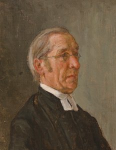 Porträtt av en präst av Severin Falkman