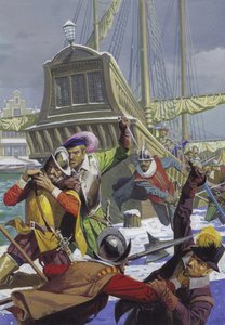 Att avvärja belägringen av Breda (gouache på papper) av Severino Baraldi