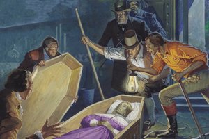 Burke and Hare, Grave Robbers and Murders (gouache på papper)