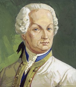 Greve Maximilian von Browne (gouache på papper)