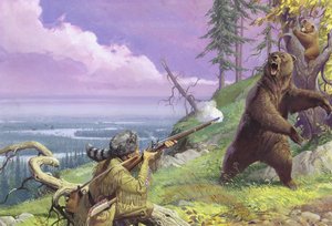 Daniel Boone banar väg för vildmarken av Severino Baraldi