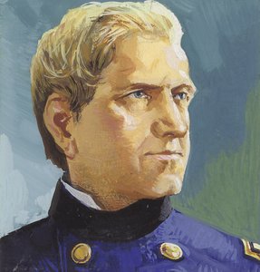 General Edward Canby (gouache på papper) av Severino Baraldi