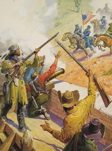 William Bent (gouache på papper) av Severino Baraldi