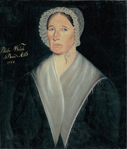 Porträtt av Mrs. William W. Welch, ca 1837 (olja på duk) av Sheldon Peck