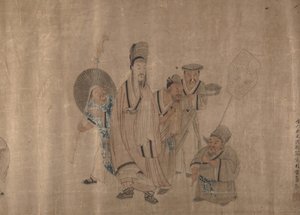 Figurmålning, mitten av 1800-talet. av Shen Zhenlin