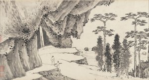 Gemensamt landskap, ca. 1509 och 1546. av Shen Zhou