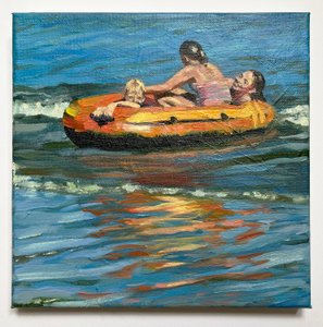 In the Shallows with the Jolle, 2021 av Sheri Gee