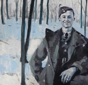 Flyglöjtnanten (justerad), 2018 av Sheri Gee
