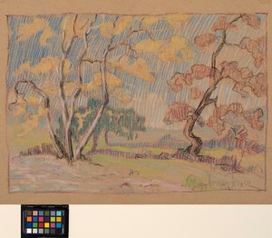 Impressions, ca 1931 (pastell på papper) av Sherman Trease