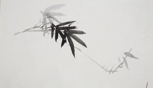 Blomsterstudier [en av ett par] av Shibata Zeshin