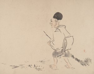 Målning, 1800-talet. av Shibata Zeshin