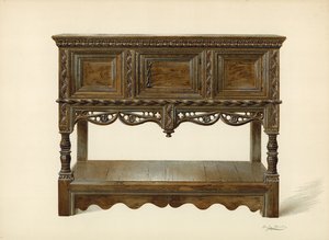 Credence, i ägo av E A Barry (chromolitho) av Shirley Charles Llewellyn Slocombe