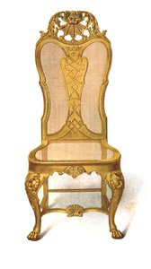 Stol i förgylld käpp, 1906