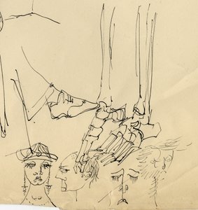 Ansikten och fotben, 1953.