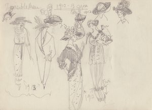 Historisk dräkt, c1950. av Shirley Markham