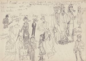Historisk dräkt, c1950. av Shirley Markham