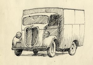 Lorry, 1951. av Shirley Markham