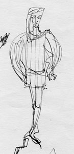 Minstrel, c1950. av Shirley Markham
