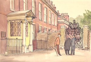 State apartments, Kensington Palace, London, c1950.