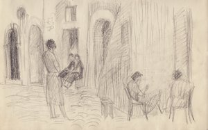 Gatubild, Italien, c1950. av Shirley Markham