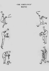 The Forty-Four restaurangmeny, c1955. av Shirley Markham