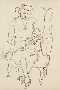 Kvinnorsömnad, c1950. av Shirley Markham