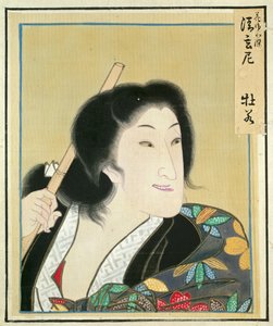 Blad från Album of Actor Portraits, ca. 1790-1810.