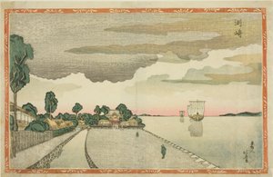 Susaki, från serien "New Perspective Pictures (Shin uki-e)"