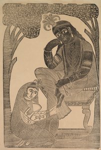 Radha stryker Krishnas fötter