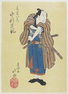 Skådespelaren Nakamura Shikan, tidigt 1800-tal