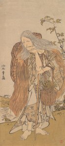 Ichikawa Dan Jurro V Member Tee Road Shiroma Sue Baba, 12th Gate, 1786. av Shunsho