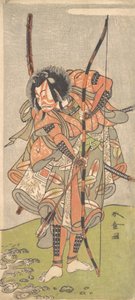Kabuki ac and r Ichikawa Grape Dye Good Ichikawa Danjuro I V, 2:a månaden, 1774. av Shunsho