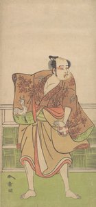 Otani Hiroemon i rollen som Gokumon no Shobei, 9:e månaden, 1774. av Shunsho