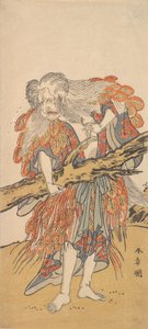 Den 5:e Ichikawa Danjuro i rollen som Yamauba, 12:e månaden, 1775. av Shunsho