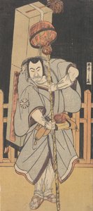 Den första Nakamura Nakazo som en Rokuju Rokubu STÅR vid ght, 1780. av Shunsho