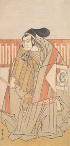 Den första Nakamura Nakazo i rollen som Kudo Suketsune, troligen 1775. av Shunsho