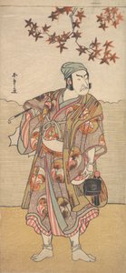 Den första Nakamura Nakazo i rollen som Shimada no Hachizo, 1783. av Shunsho