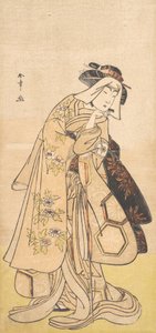 Den fjärde Iwai Hanshiro som kvinna, ca. 1779. av Shunsho