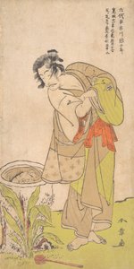 Kabuki ac and r Ichikawa Dan Juro V, va? 1773. av Shunsho