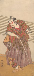 Den andra Ichikawa Yaozo som samuraj, troligen 1773. av Shunsho