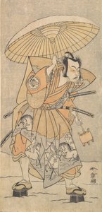 Den andra Nakamura Juzo som samuraj, 1773 eller 1774. av Shunsho