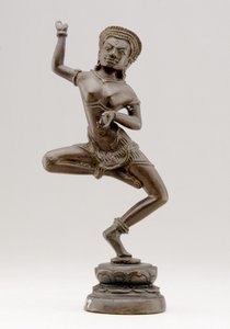 Dansande Dakini, Lopburi-kultur (brons)