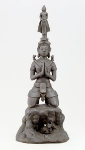 Siva hedrar Buddha, Lan Na-kulturen (brons)