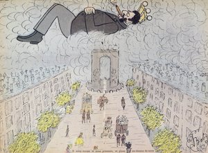 Antisemitisk karikatyr ur konstnärens "Ohe, Les Dirigeants", 1896
