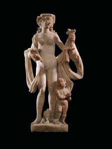 En allegorisk grupp föreställande Rättvisa, andra hälften av 1600-talet (alabaster) av Sicilian School