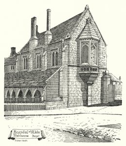 Hospital of St John, Sherborne, Dorset (gravyr)