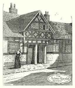 The Aubrey Hospital, Hereford (gravyr) av Sidney Heath