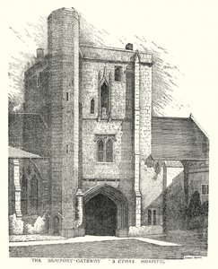 The Beaufort Gateway, S Cross Hospital (gravyr) av Sidney Heath