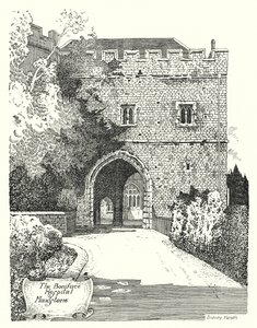 Boniface Hospital, Maidstone (gravyr) av Sidney Heath