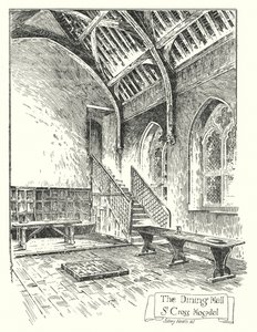 Matsalen, St Cross Hospital (gravyr) av Sidney Heath